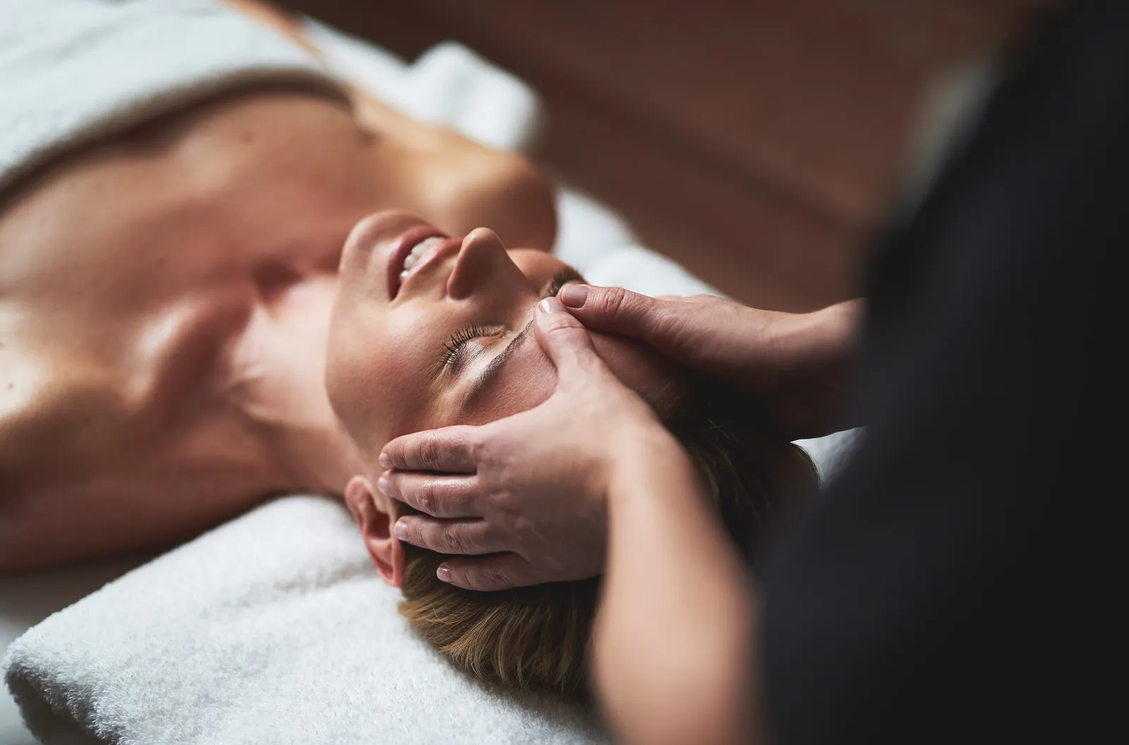 Buccal intraoral massage for jawline sculpting at Skin Deep Aesthetics